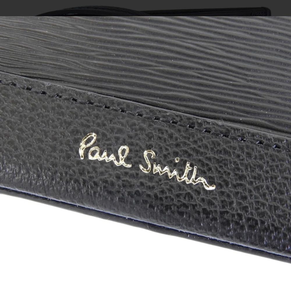 Check out Paul Smith!!Black Textured Leather card holder. NWOT. Men or women’s - Picture 3 of 6